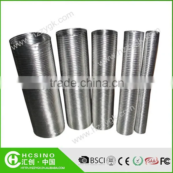 4/5/6/8/10/12 Inch Insulated Aluminum Foil Flexible Air Ducting / Air Conditioner Duct Tube photo-4