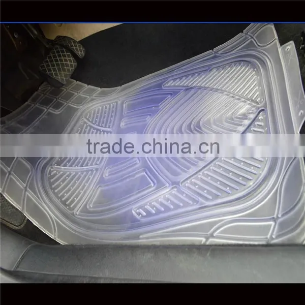2016 Transparent PVC Rubber Non-slip Automobile Floor Mats photo-3