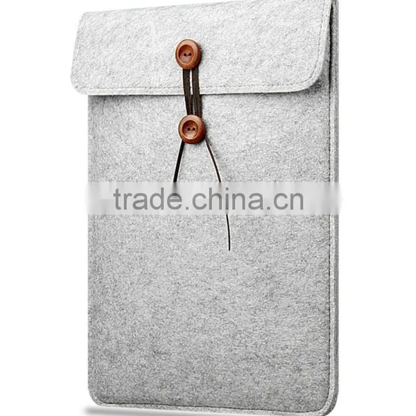 Wool Felt Sleeve Bag for Macbook, Laptop Envelope Handbag Carrying Bag Case photo-4