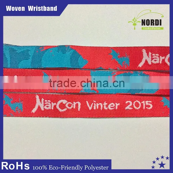 Promotional Custom Woven Security Wristbands for Events photo-4