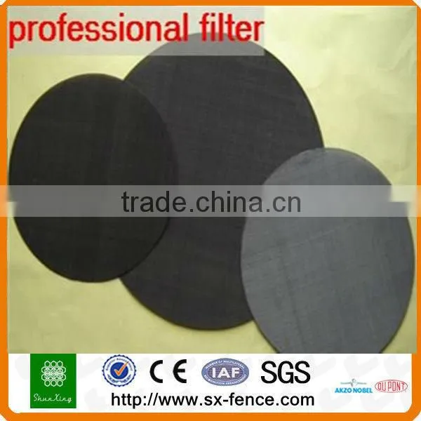black wire cloth ( filter wire mesh )