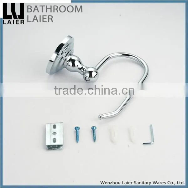 Sleek Bathroom Fittings Zinc Alloy Chrome Finishing Bathroom Sanitary Items Wall Mounted Toilet Paper Holder photo-6