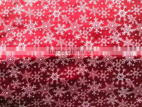 Two Side Brush Printed Cotton Flannel Fabric photo-2
