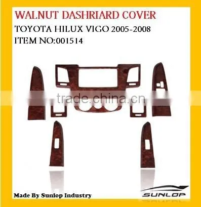 Toyota Hilux Vigo Parts #001514 Walnut Dashriard Cover for Hilux Vigo 2005
