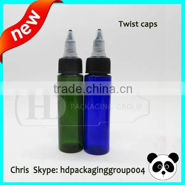 China New Design 30ml/1oz Twist Caps Bottle for E-juice Long Dripper Twist off Cap photo-3