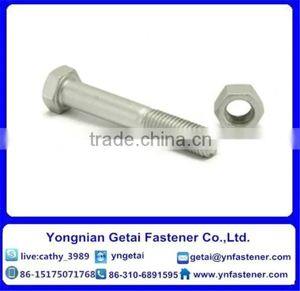 Zinc Plated Hex Bolts With Nut And Washer photo-3