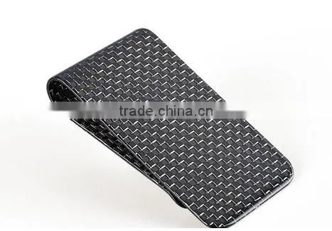 Slim Carbon Fiber Money Clip Carbon Fiber Card Holder With Box photo-6