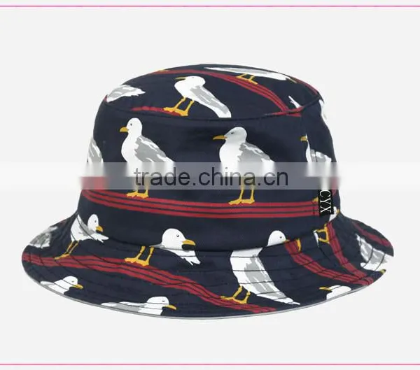 2016 Hot ! Men Fashion Custom Made Bucket Hat With String Cap photo-3
