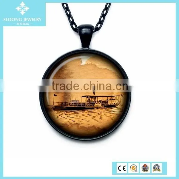 2015 Online Black Plated Silver Vintage Pendant photo-6