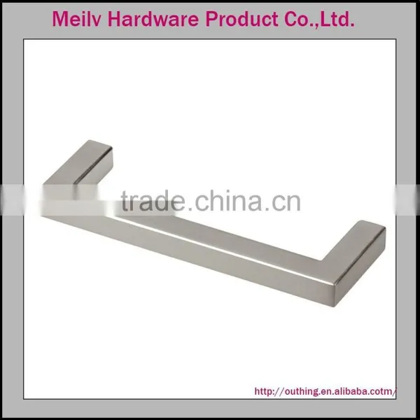 Furniture Fitting Cabinet Drawer 128mm 160mm Stainless Steel Square Bathroom Handles photo-2