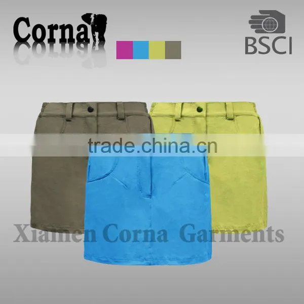 Latest Design Ladies Polyester Skirt/shorts 2016 photo-2