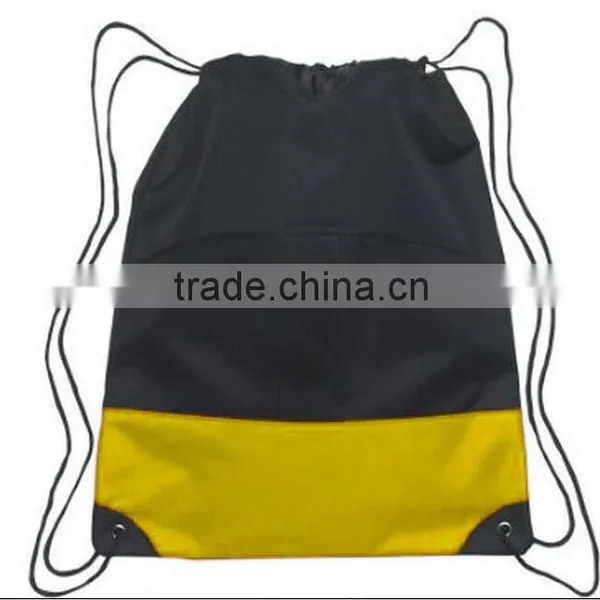 Large Cotton Backpack Drawstring Bag(DRA15-011) photo-4