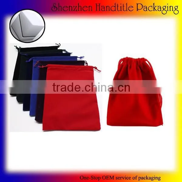 Velvet Pouch Bag Velvet Cosmetic Bag Custom Velvet Drawstring Pouch Bag photo-2