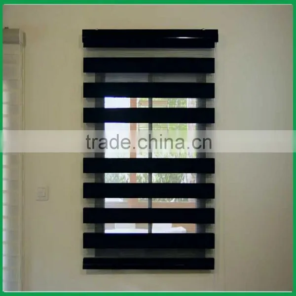 Blackout Curtain Blinds Zebra Blind Fabric Motorized Roller Blind Cafe Blinds photo-2