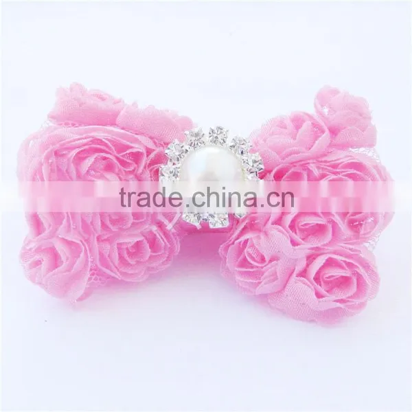 Hotsale bbw photo clip with bow holder/bow tie adjustable clip/clip on bow tie(AM-KH-09)