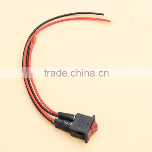 Switch Lead Wire Power Switch Assemble With UL1007 Wire Harness photo-4