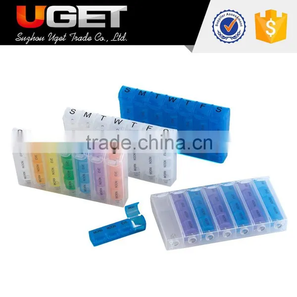 Factory Price Spring Plastic Wholesale Monthly Pill Box for Indian photo-2