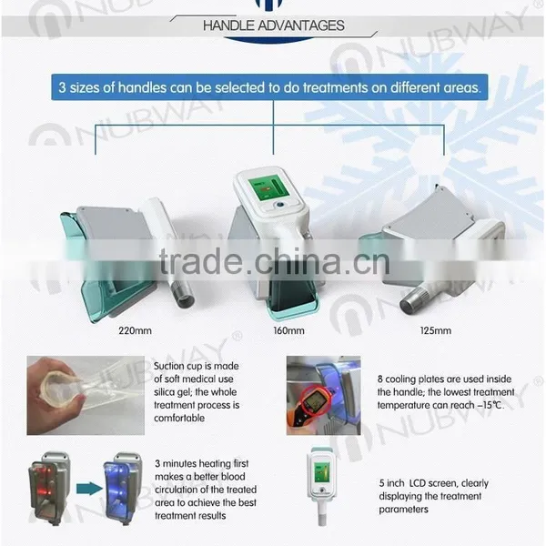 Nubway Freezing Fat Cell Slimming Fat Fat Reduction Freezing Cryolipolysis Machine For Sale Fat Freezing photo-5