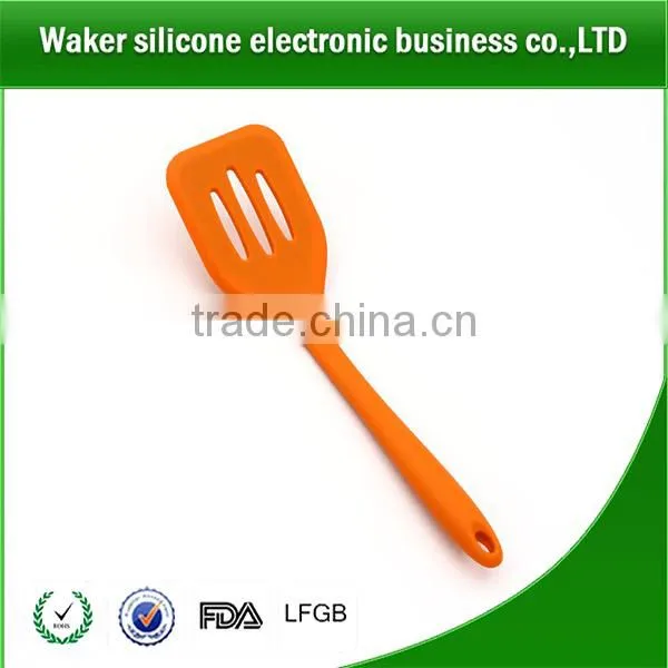 Wholesale Colorful Silica Leakage Shovel, Plastic Slotted Spatula&spoon Silicone Spatula Silicone Spetula Kitchenware Factory photo-2