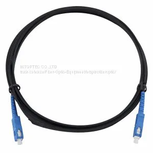 Поставка от завода. Внешний оптоволоконный кабель для доступной сети FTTH с оболочкой Lzsh FRP, соединителями LC/LC и волокном Sm G657A