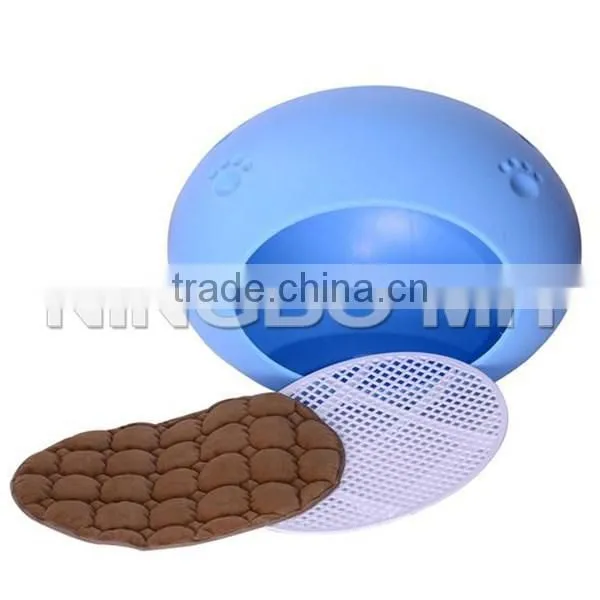 Pet Cat Egg Shaped Pod Sleeping Bed House - Blue photo-4
