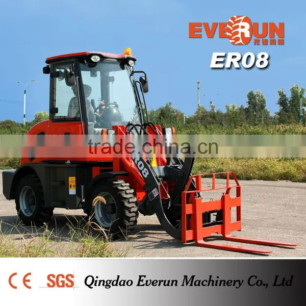 Everun New Style ER08 Mini Wheel Loader With Hydraulic Transmission photo-5