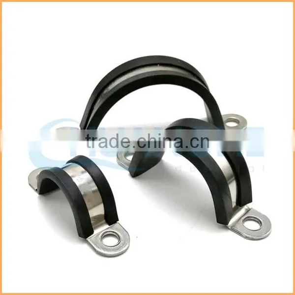 China Manufacture Best Quality Rubber Loaded Fixing Hose Clamp photo-3
