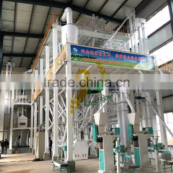 Automatic Stainless Steel--Wheat Flour Milling Plant in Africa photo-2