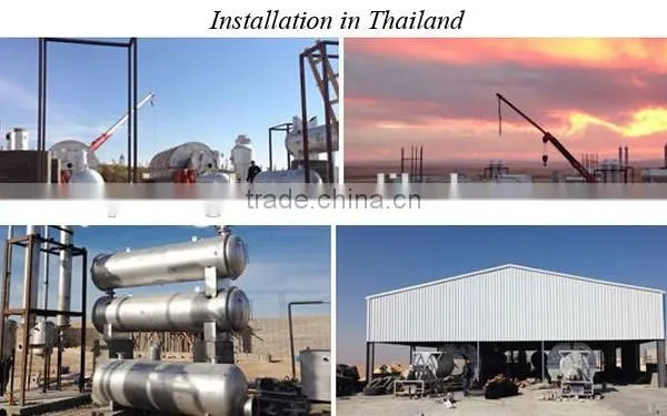 Batch Tyre Pyrolysis Plant Refine Waste Tyre To Oil Anti-explosion photo-2