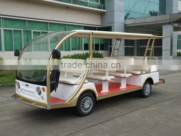 Factory direct sale good quality resort tourist electric bus