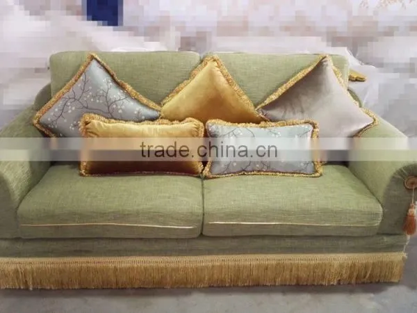Elegant Green Upholstery Sofa, Classic Wooden Three Seater Sofa Couch, Comfort Living Room Chesterfield Sofa photo-3