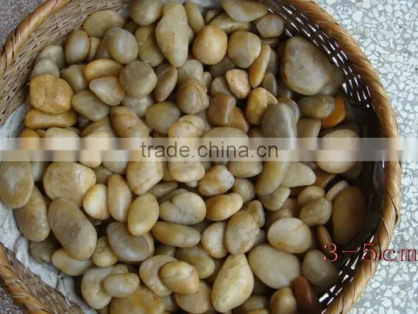 Natural Yellow Pebble Stone photo-2