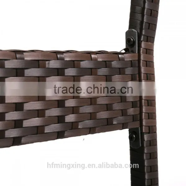 2 Pcs Outdoor All Weather Brown Wicker Chairs photo-3