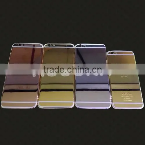 Good Quality Mirror Finish Plated Gold Housing,24K Gold Plated Housing, Gold Plated Back Housing for Iphone6 photo-5