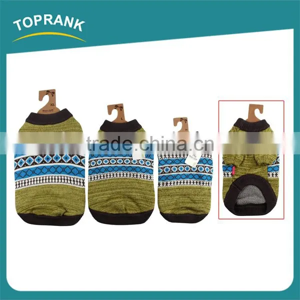 Hot Selling Winter Warm Cotton Fashion Pattern Hand Knit Dog Sweater photo-4