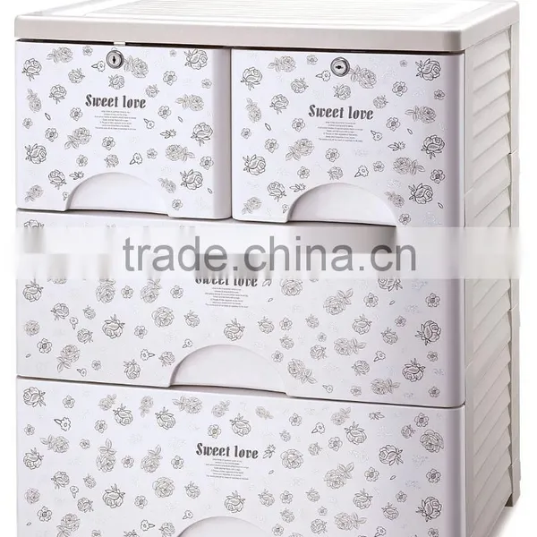 Modern Plastic Storage Cabinet for Closet/Office,6 Drawers photo-2