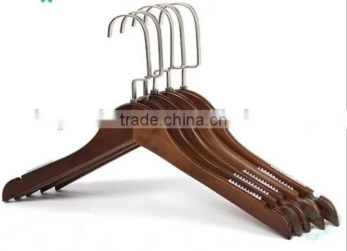 Lady Retro With Non Slip Solid Wood Coat Hanger Antique Clothes Rack