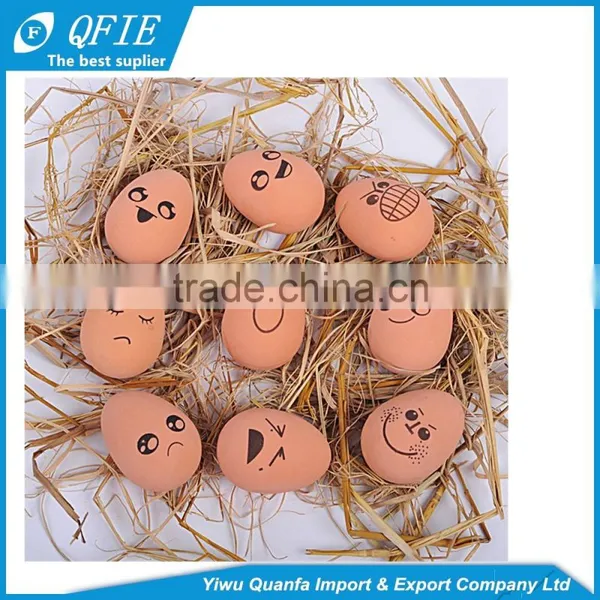 Interesting 60 Grams Rubber Expression Super Lifelike Egg Toy for Kids photo-3