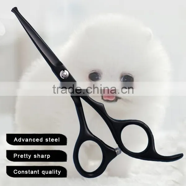 CS-50BB 5inch Round Tip Ergonomic Handle Dog Grooming Scissors photo-5