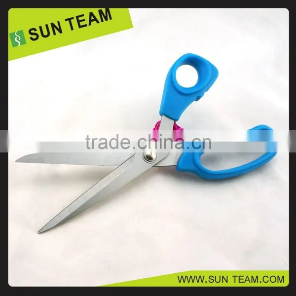 SC169 Blue pp Handle 9" 2.5mm Professional Tailor Sewing Scissors photo-6