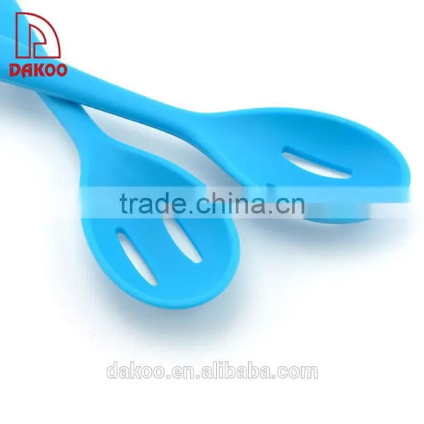 Integrated Seamless Design Silicone Handle Slotted Spoon photo-3
