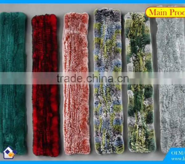 High Quality Knitted Rex-Rabbit Scarf photo-4