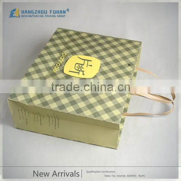 Мешок для покупок с клетчатым рисунком photo-2