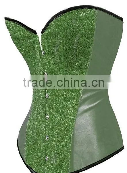 New Feeling Whole Sale Cheap Halloween Hot Sale Mature Women Burlesque Waist Cincher Corset Purple Red Green Golden Blue Color photo-2
