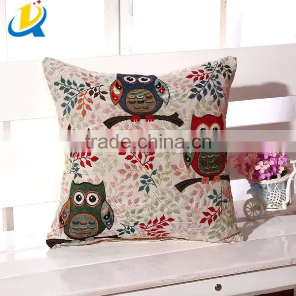Wholesale Fancy Owl Design Pillow Covers Cute Pillow Cover photo-3