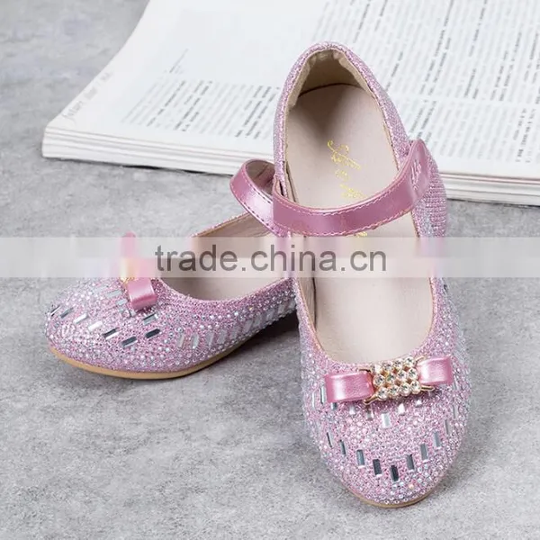 Zm50204b New Style Girls Shoes With Bowknot Pure Coloor Kids Casual Shoe photo-4