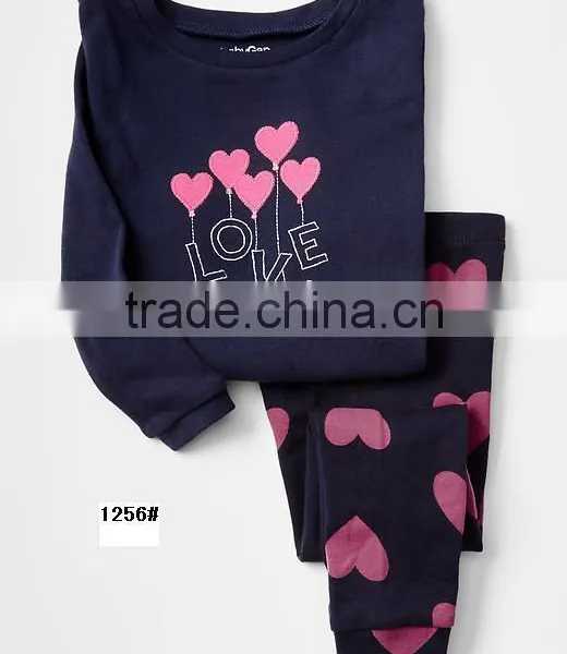 S32671W High Quality 100% Cotton Soft Wear Cartoon High Printed Kid's Pajamas Children Sleepwear photo-5