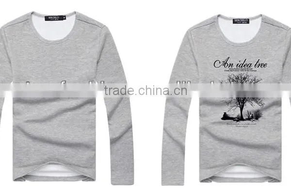 Men's Long Sleeve Round Collar Fashion R0017 photo-3