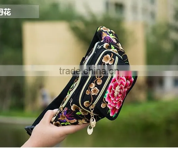 Chinese Style,embroidery Stitches,waist Bag for Sports/trival/Iphone/purse Coin photo-5