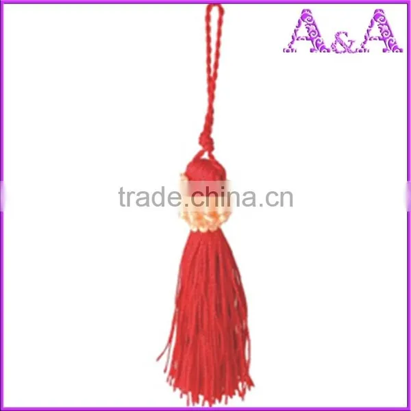Mini Gold Caps Korean Velvet Tassel for Key Chain photo-4